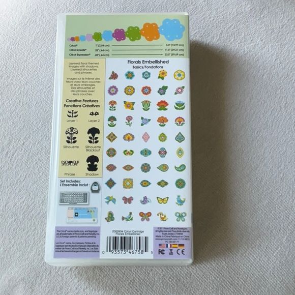 FLORALS EMBELLISHED Cricut Cartridge Flowers Galore - Picture 2 of 4